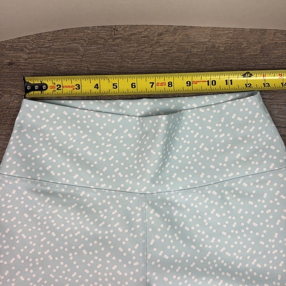 Betsey Johnson Performance Ruched Ankle Cropped Leggings Size Large - Picture 9 of 11